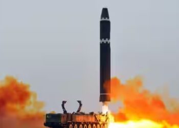 North Korea: Launch of a Hwasong-15 intercontinental ballistic missile at Pyongyang International Airport in Pyongyang, North Korea Saturday, Feb. 18, 2023.
