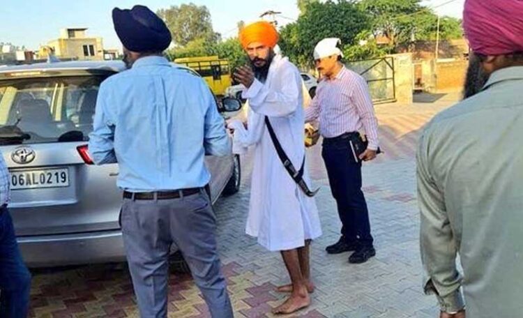 Amritpal Singh, the Chief of Waris Punjab De, Arrested under NSA